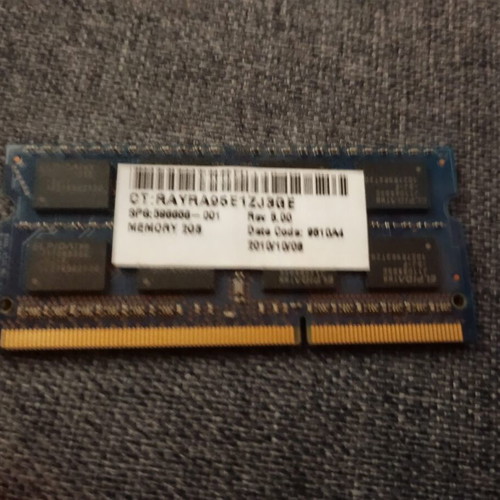 Elpida 2GB Laptop RAM used, DDR3 SODIMM 1333MHz