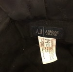 Armani Jeans black hat like new, waterproof, polyester