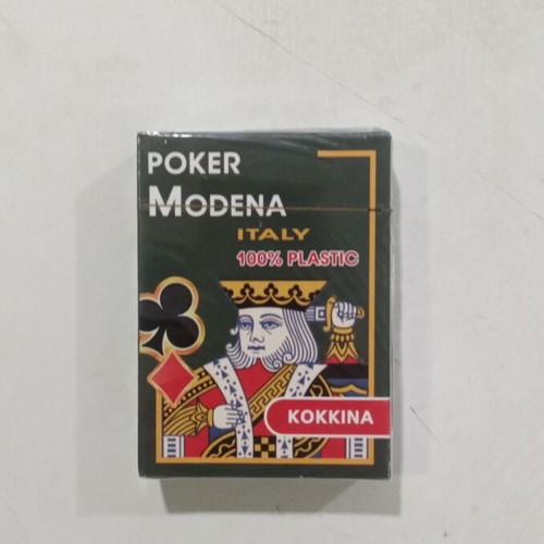 Τράπουλα Μόδεννα κόκκινη καινούργια, πλαστική