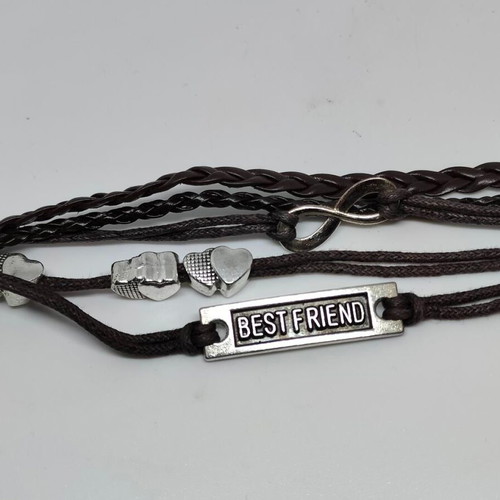 Friendship bracelet multilayer with messages like new