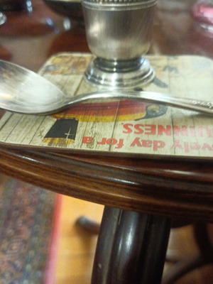 Αυγοθήκη Christofle και vintage κουταλάκι επάργυρο σαν καινούργιο