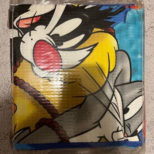 Looney Tunes pique blanket new with pillowcase