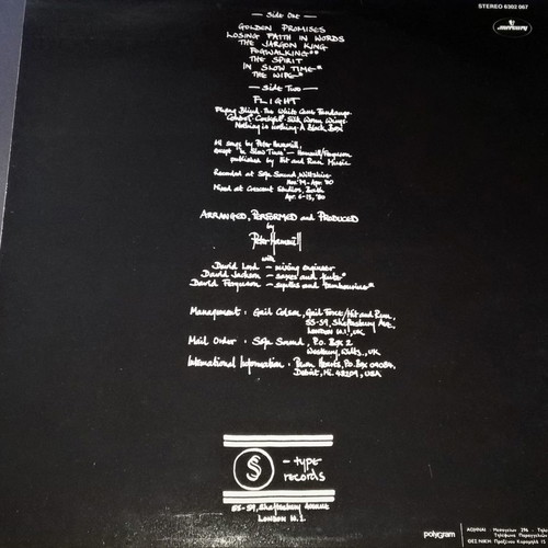 Peter Hammill A Black Box LP used, progressive rock