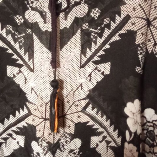 Tally Weijl Poncho Blouse with Black Fringes new