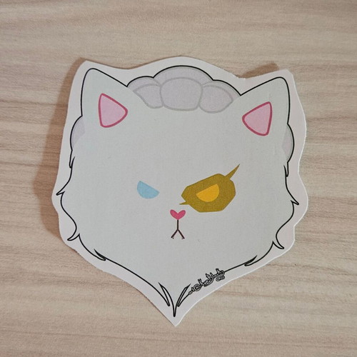 League of Legends Rengar face handmade sticker made to order
