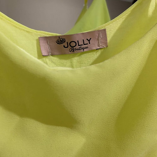 Jolly Boutique Women's Long Summer Dress Neon Yellow S/M like new