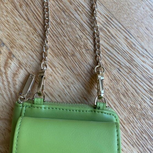 Caprice green crossbody phone bag wallet