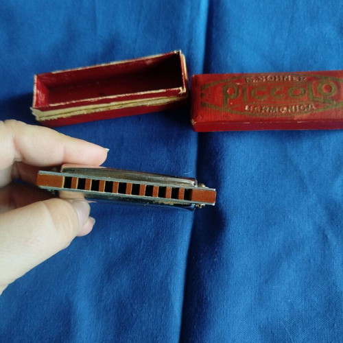 Vintage Piccolo Harmonica by M. Hohner used 1937