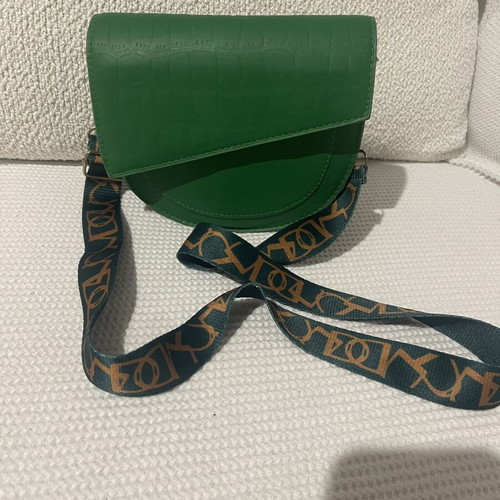 Green crossbody bag