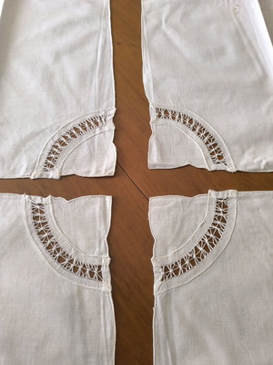 Handmade Cutwork Set like new