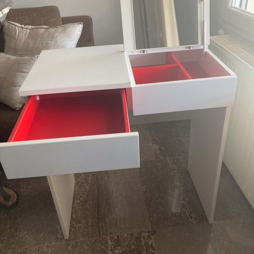 IKEA BRIMNES boudoir with mirror and storage drawer