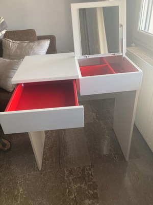 IKEA BRIMNES boudoir with mirror and storage drawer
