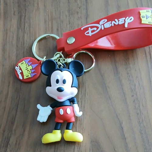 Mickey Mouse keychain figure new, soft plastic