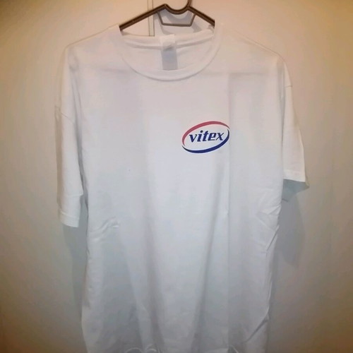 Vitex short-sleeve blouse collectible like new, white, size XL