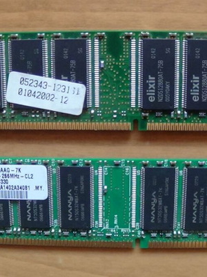 RAM DDR 256MB PC2100 used for desktop computer