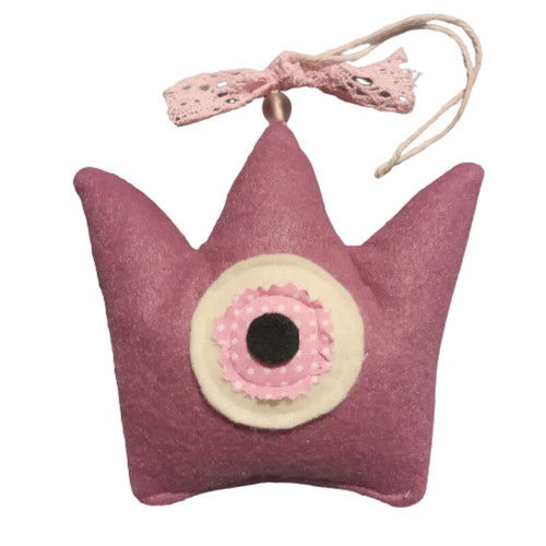 Set of 3 veraman pillows with unicorns and eye-crown