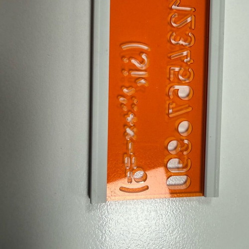 StandardGraph stencil for Greek alphabet and numbers, brand new