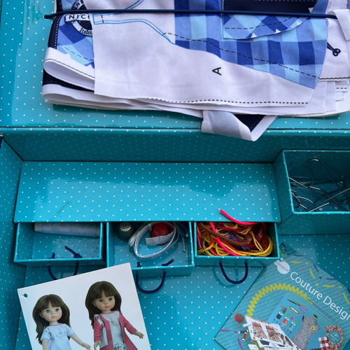Imaginarium Couture Design Sewing Kit and Peg Doll Craft Kit used