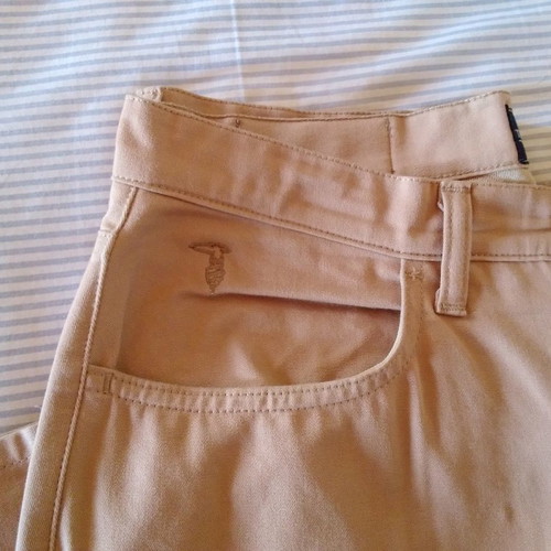 Trussardi Jeans women's long cotton pants like new, camel color, size XL