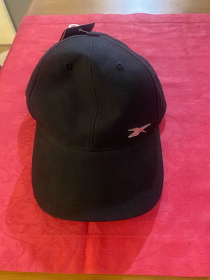 Καπέλο Reebok Καινούργιο Μαύρο, One Size, Λεπτό Ύφασμα
