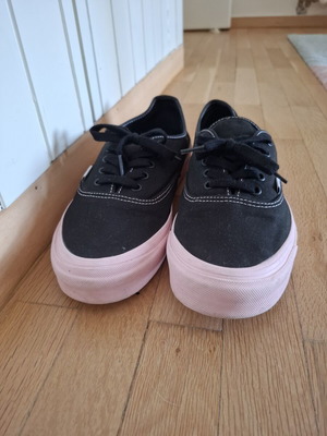Vans Antisocial Club x Dover Street Market sneakers used, black and pink
