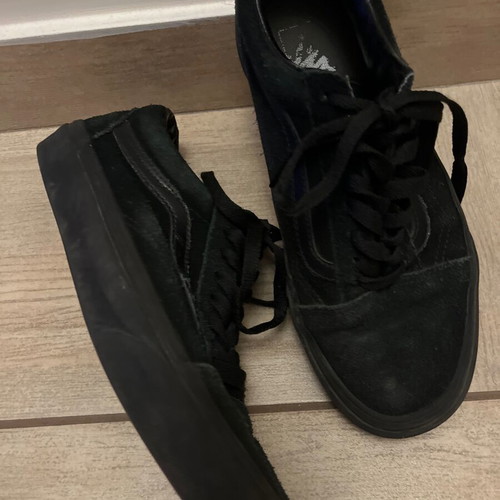 Vans casual shoes size 38.5 used, black unisex