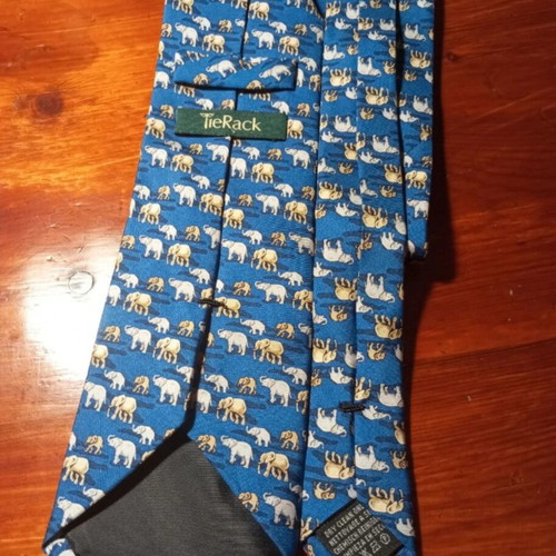 TieRack tie like new, blue