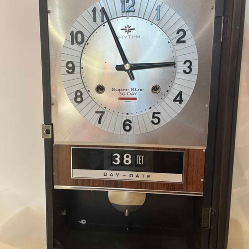 Rhythym SuperStar 30DAY mechanical wall clock, 1970s