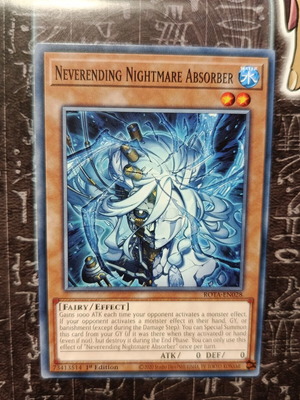 Neverending Nightmare Absorber card like new