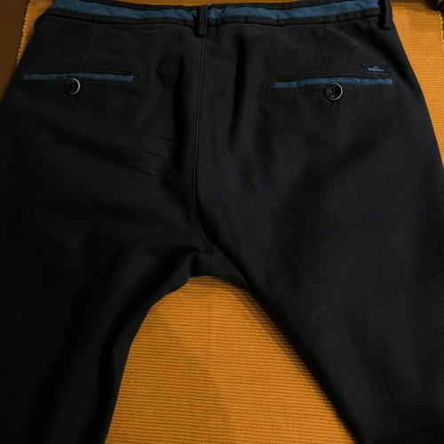 Mason's men's fabric pants dark blue like new