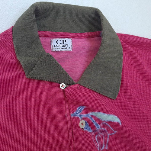 C.P. Company men's vintage polo shirt size XL like new, colorful