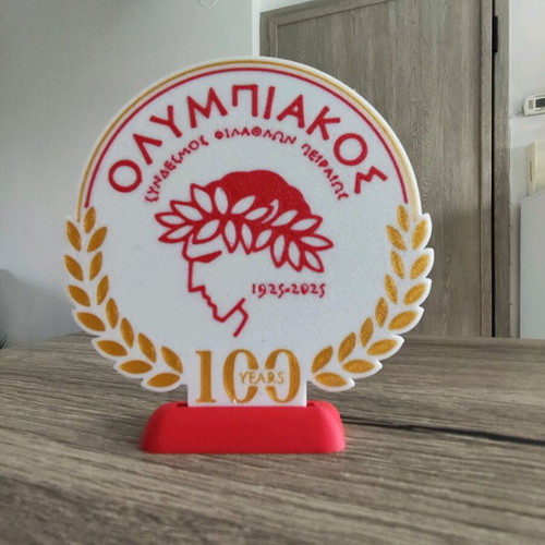 Anniversary decorative 100 years Olympiakos new