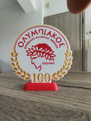Anniversary decorative 100 years Olympiakos new