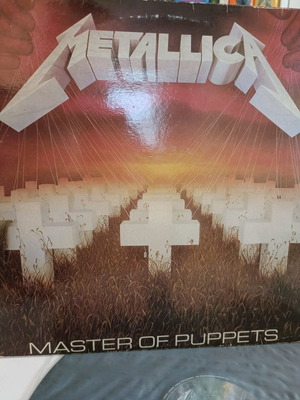 Metallica Master Of Puppets LP μεταχειρισμένο, ελληνική έκδοση 1992