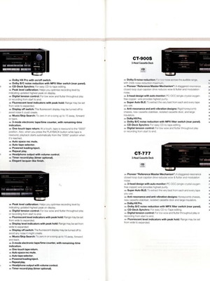 Προσπέκτους της Pioneer μεταχειρισμένο του 1991 με 60 σελίδες