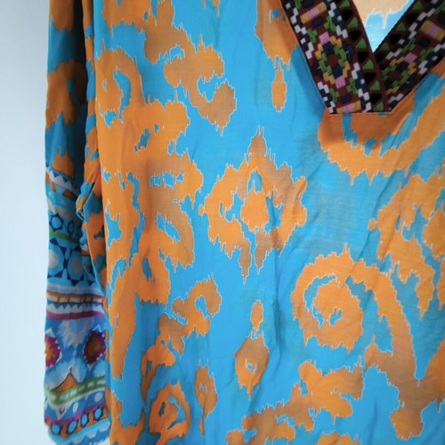 Colorful women's caftan new, one size