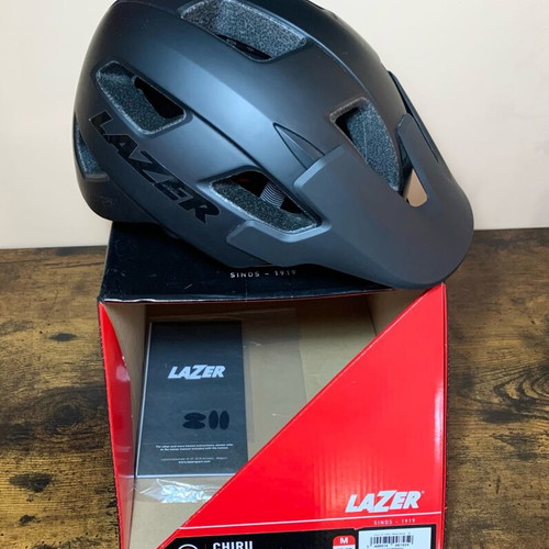 Lazer Chiru Mountain Bike Helmet medium size like new, black