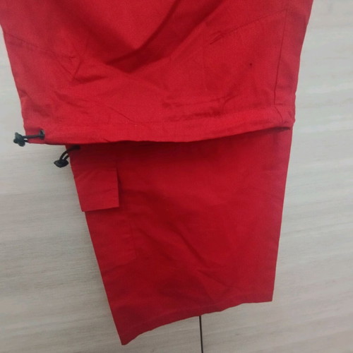 Pants and shorts like new, red, size XL with elastic waist