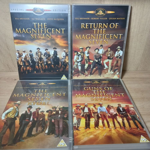 The Magnificent Seven 4 Movie Collection DVD box like new with English subs