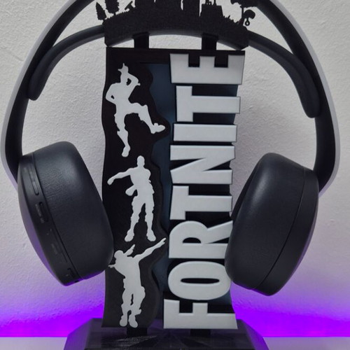Fortnite stand for headphones new, white and black