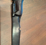 Wooden paper cutter used with handmade African art carving