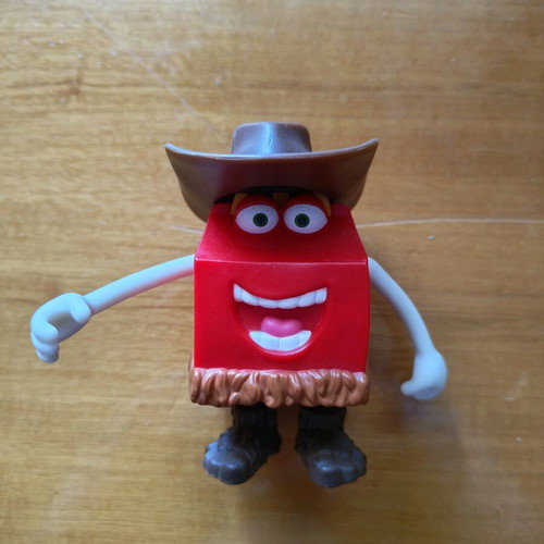 McDonald's Happy Cowboy collectible figure like new (2012)