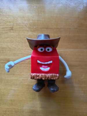 McDonald's Happy Cowboy collectible figure like new (2012)