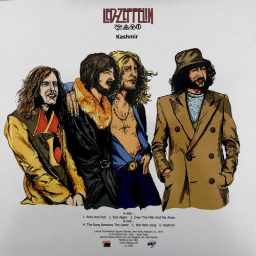 Led Zeppelin Kashmir Picture Disc vinyl new, Limited Edition Mexico