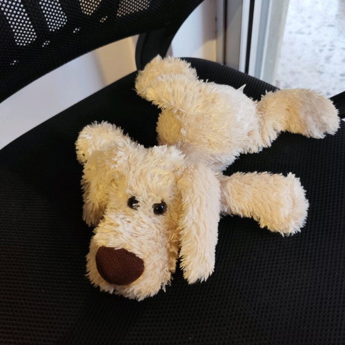 Stuffed dog used