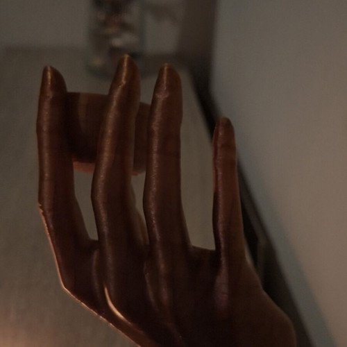 Hand-shaped 3D printed candle holder handmade, new, eco friendly