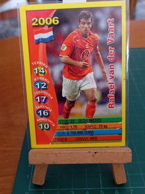 Κάρτα ποδοσφαίρου Rafael van der Vaart World Cup 2006 σαν καινούργιο