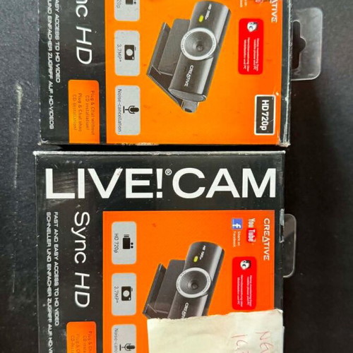 Creative Sync HD Web Cameras brand new, pack of 2