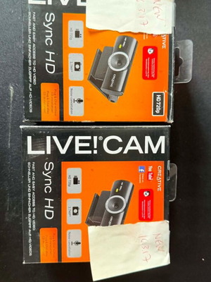 Creative Sync HD Web Cameras brand new, pack of 2