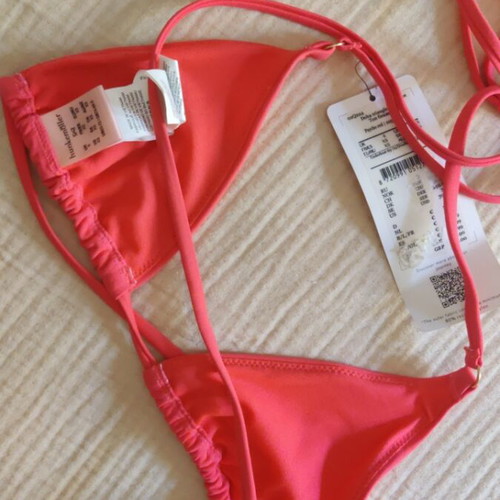 Hunkemöller bikini top triangle, pink, XS